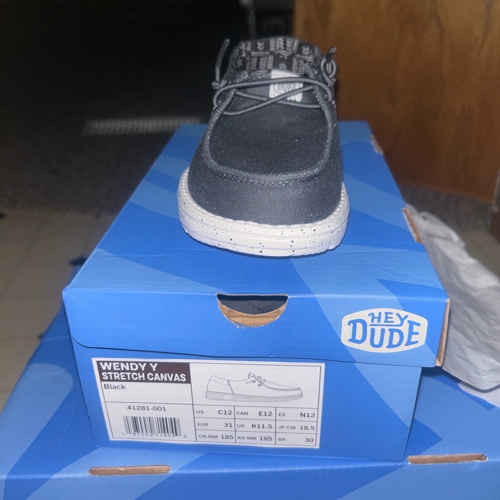 Hey Dude Boys Wendy Stretch Canvas Shoes